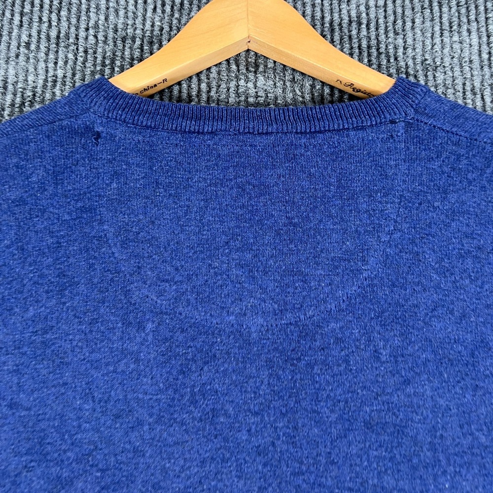 Southern Marsh Sweater Mens Large Blue V Neck Long Sleeve Casual Comfort - Picture 12 of 12